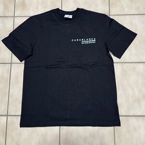 Cablanca Black Logo Crewneck T-Shirt - Men Size Medium